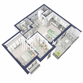 Apartament 3 camere | Balcoane 15.1 mp | Etaj 1 | Turnisor
