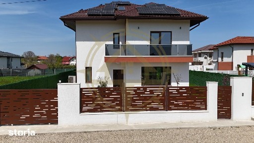 Dom00465 - casa individuala p+1 700 mp teren nzeb panouri fotovoltaice