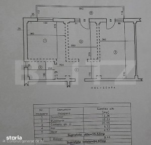 Apartament 2 camere, 65 mp, zona Craiovita Kaufland