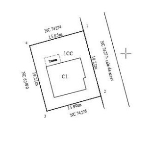 Casa individuala, 70 mp, teren 305 mp, zona Hlincea