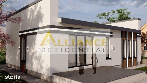 Casa individuala parter || 4 camere 2 bai || teren 309mp