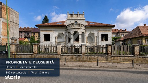 Casa cu arhitectura deosebita, 842 mp si teren de 1.048 mp - Brasov
