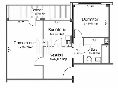 Apartament 2 camere de vânzare | Sibiu | Hipodrom 4