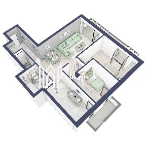 Apartament 3 camere | Balcoane 16.2 mp | Etaj 1 | Turnisor