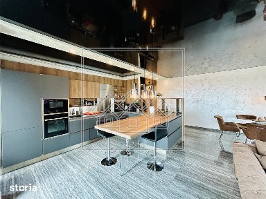 Penthouse 4 camere, 4 terase (60 mp), mobilat + utilat modern, 120 mpu