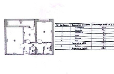 Apartament cu potențial excelent în Micro 20 - lângă Cofetăria Dana