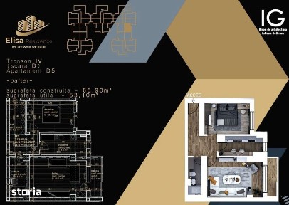 Apartament 2 camere ELISA RESIDENCE - locul in care viitorul tau pri