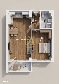 2 camere Militari Residence 55 mp Mobilat & Utilat Str Rezervelor