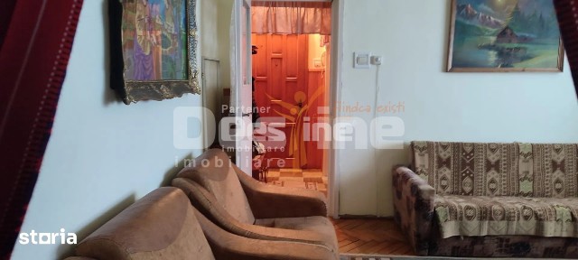 Apartament semidecomandat, 2 camere, etaj intermediar