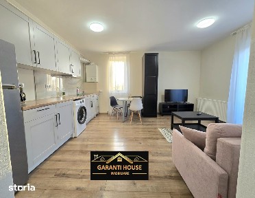 Bloc nou, apartament cu 2 camere, terasa, mobilat, parcare, 300€/Luna