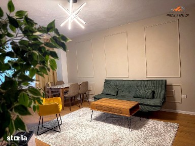 Apartament 3 camere, bloc nou, complet mobilat-utilat