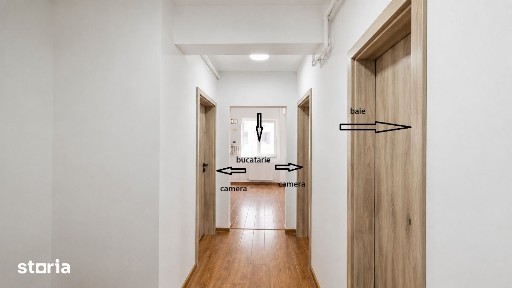Apartament finisat 56 mp, parcare, et 1, Floresti zona Urusagului