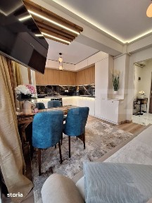 Apartament 2 camere Lux, ultrafinisat, mobilat complet, terasa 12mp, l