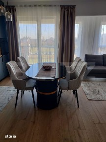 Apartament mobilat si utilat, 56 mp utili, 2 balcoane, lift, la 5 minu