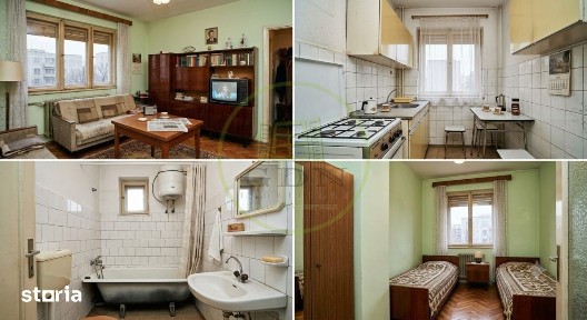 2 camere Aleea Rosiorilor • 34 mp • Original 1979 • Fara balcon