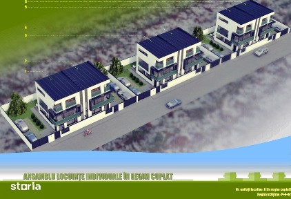 ANSAMBLU LOCUINȚE INDIVIDUALE IN REGIM CUPLAT