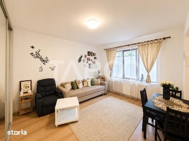 Garsoniera spatioasa de vanzare cu parcare parter M Viteazul Selimbar