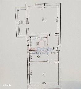 Str Dealul Zorilor - Pacurari - Kaufland - Apartament 2 camere cu parc