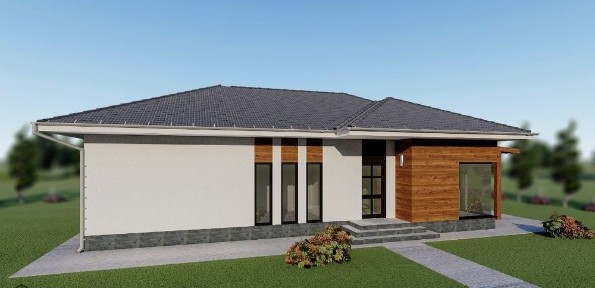 Casa parter pe 450 mp teren