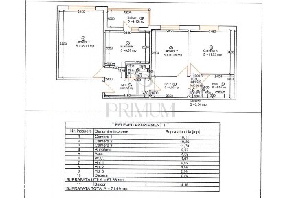 LIPOVEI - PARTER - BLOC IZOLAT - 3 CAMERE - 2 BAI - BALCON - CENTRALA