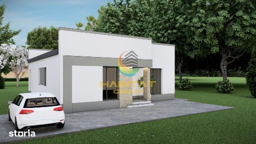 Casa pe parter / 4 camere / 500 mp teren / Berceni - Vidra