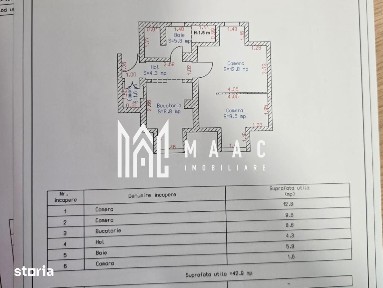 Apartament spatios la cheie 43 mpu Viile Sibiului