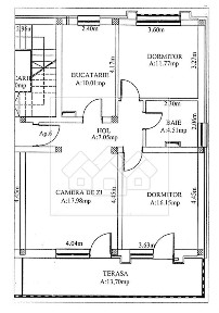 Ap la vila, cu 3 camere, balcon mare - Selimbar
