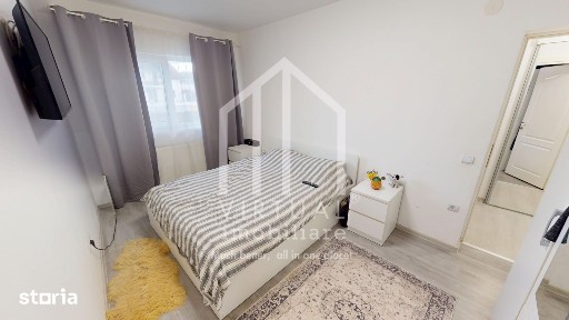 Apartament cu 3 camere, 58mp utili + curte 74mp, parcare, Selimbar