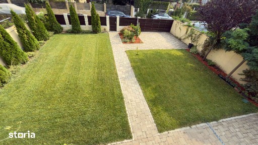 Casă P+1- Chiajna, stradă privată cu barieră | 1.300 €/lună