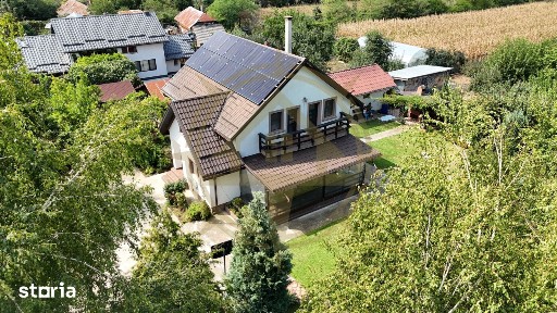 Dom00527 - casa p+1 ungureni - corbi mari 3247mp livada panouri