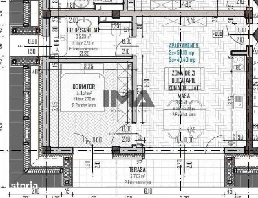 Apartament cu 2 camere, etaj intermediar, Baciu Regal
