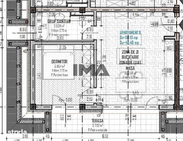 Apartament cu 2 camere, etaj intermediar, Baciu Regal
