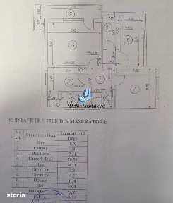 Apartament 3 camere, etaj 1, 84 mp utili, Calea Romanului