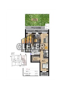 Ap 3 Camere finalizat | 86,7 mp Utili | Curte 44 mp | 2 Bai | Pallady