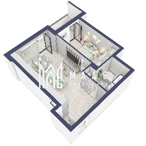 Apartament 2 camere | Etaj 3 | Balcon 10.7 mp | Turnisor