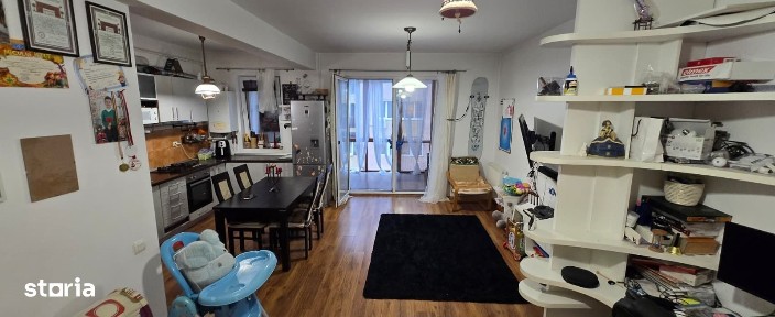 Apartament 70mp, 2 camere, terasa (14mp) inchisa si incalzita