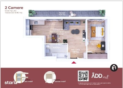 Apartament 2 camere, Maurer, Sighisoara