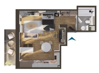Apartament 1 camera | 39 mp | Elite Junior