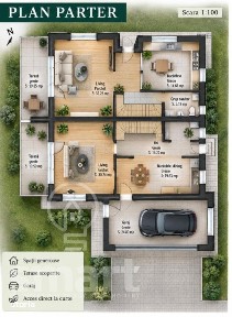 Parte de duplex in Borhanci, garaj, zona linistita