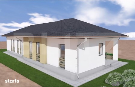 Casa in stil mediteranean de vanzare in Corunca - 120 mp utili