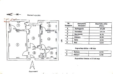 Locuința ideală pentru familie - 58 mp, etaj 2, Micro 18