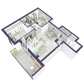 Apartament 3 camere | Balcoane 15.1 mp | Etaj II | Turnisor