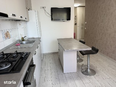 Apartament studio de 39mp + gradina 25mp+parcare+boxa complet mobilat