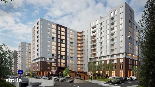 PROIECT EXCLUSIVIST! Apartament 2 camere,44,56 mp+3,96 mp balcon,zona