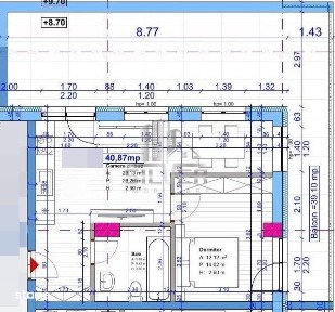 Apartament cu 2 camere/TERASA 39 mp/CF/imobil NZEB/TVA INCLUS.