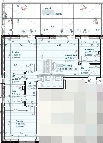 Apartament cu 3 camere dec.+TERASA de 45 mp.