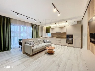 Apartament cu 2 camere in imobil nou, 50 mp, garaj, terasa, Buna Ziua