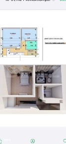 Apartament cu 3 camere, 45.30 mp, zona Rediu - Str. Prisacii