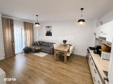 Apartament cu 2 camere, complet mobilat, loc de parcare si boxa