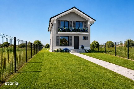 Case noi la cheie sau la rosu,teren 700 mp,perfect dret in Sângeorgiu